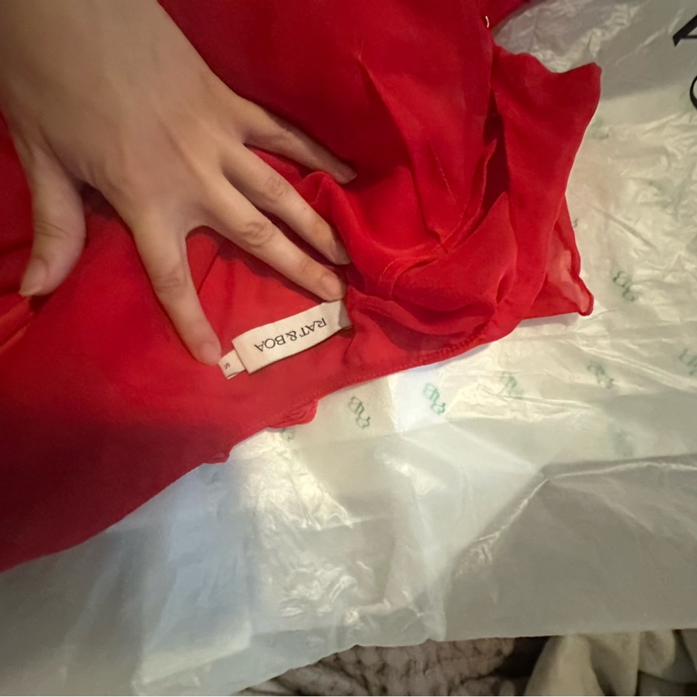 Rat & Boa Cecelia Red Maxi Dress - Size S - Picture 10 of 16